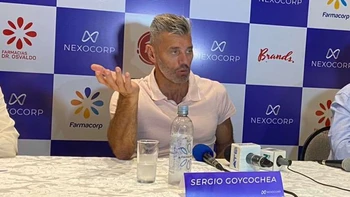 Sergio Goycochea hizo una visita relámpago a Santa Cruz Sergio Goycochea hizo una visita relámpago a Santa Cruz