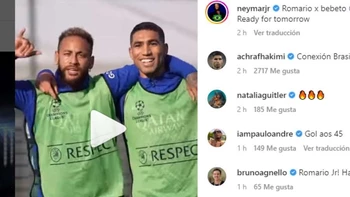Neymar hace buena dupla con Hakimi en los entrenamientos del PSG (video) Neymar hace buena dupla con Hakimi en los entrenamientos del PSG (video)
