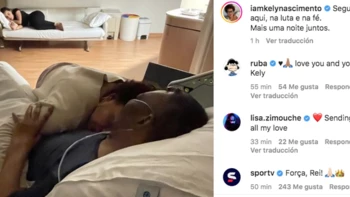 Hija de Pelé comparte foto junto a su padre en el hospital: "Una noche más juntos" Hija de Pelé comparte foto junto a su padre en el hospital: "Una noche más juntos"