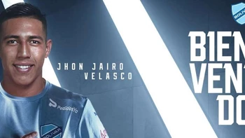 Bolívar se refuerza con Jhon Jairo Velasco Bolívar se refuerza con Jhon Jairo Velasco