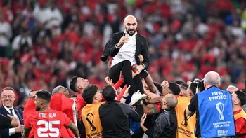 El entrenador de Marruecos llega invicto a la semifinal del Mundial El entrenador de Marruecos llega invicto a la semifinal del Mundial
