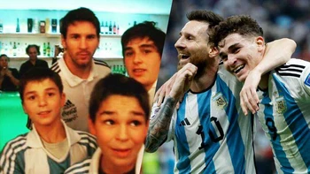 El sueño de Julián Álvarez con Messi: De ser su fanático, a que te asista en un gol de semifinal del Mundial El sueño de Julián Álvarez con Messi: De ser su fanático, a que te asista en un gol de semifinal del Mundial